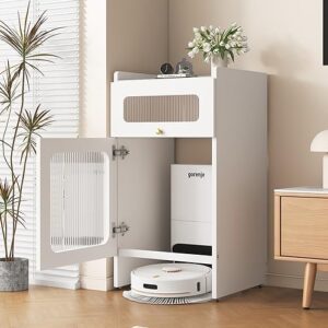 Robot Vacuum Cleaner Storage Cabinet - Efficient Storage Solution for Home  