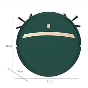 ATHUAH Robot Vacuum Cleaner with Mop - Green, 1500Pa Suction for Hard Floors & Pet Hair