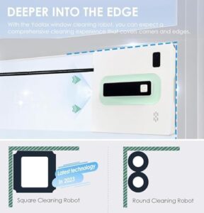 Smart Window Cleaner Robot with Dual Water Spray and 2500Pa Suction