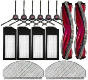 TROGPYXG accessories set for Yeedi C12 Pro Plus includes mop cloths, main brush, HEPA filter, and side brushes