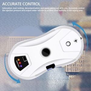 GeRRiT Smart Water Spray Window Cleaning Robot Vacuum Cleaner, 5600pa High Suction Anti-drop Window Glass Washer For Tiles, Bathrooms Cleaning Robot
