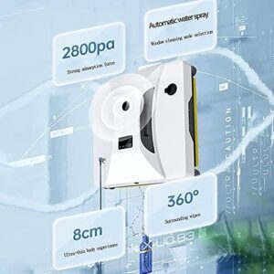 AOKLEY Smart Upgrade Window Cleaning Robot in action, cleaning large glass windows with ease and speed
