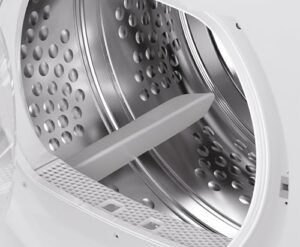 output2: Hoover HLEV10DG 10kg Vented Tumble Dryer in white with digital display, perfect for large households