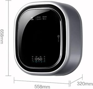 Full-Automatic Washing Machine and Spin Dryer, wall-mounted, compact, high temperature wash, energy-efficient