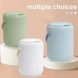 Samnuerly Portable Clothes Washing Machine - Mini Washer with Blue Light
