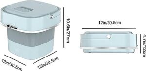 CNAOHGHN Foldable Washing Machine with Drain Basket, Mini Portable 6L Capacity