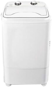 Portable washing machine with integrated washing and drying features, bionic hand washing, and 360° non-toxic sterilization.