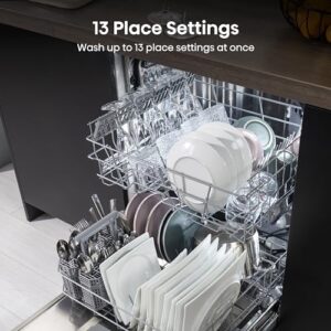 Hisense HV642E90UK Fully Integrated Dishwasher with Foldable Bottom Plate Baskets