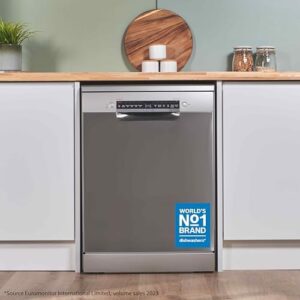 Bosch SMS6ZCI10G Series 6 Free-standing Dishwasher 60 cm Silver inox