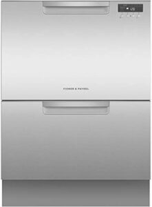 Fisher & Paykel DD60DCHX9 Built-In Rated Dishwasher in stainless steel, showcasing its sleek design and advanced features.