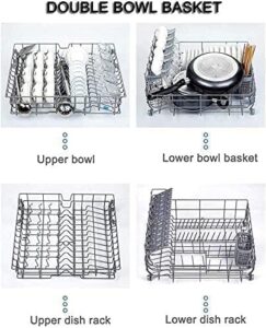 Built-in Dishwasher for Kitchen with Touch Panel, Energy-Saving, and Child Lock