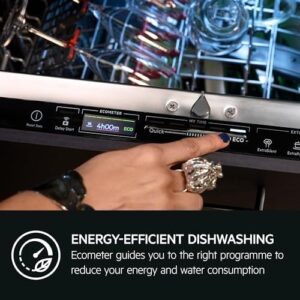 AEG FSE73507P GlassCare Dishwasher 7000 with AirDry Technology and QuickSelect Touchscreen