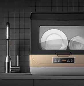 Amhuui Portable Countertop Dishwasher – Compact and efficient mini dishwasher for small spaces