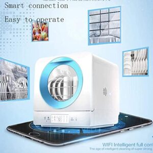 Compact Countertop Dishwasher with Energy Class A, Freestanding Design, and Low Noise Level