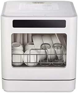 Gvqng Countertop Dishwasher - Portable and Compact Dishwasher for Apartments and Offices