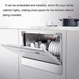 Sterilisers Dishwasher Table Top, White, Compact, Energy-Saving, and Eco-Friendly