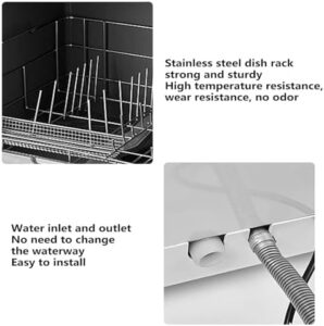 PLOTSAGE Table Top Dishwasher – Ideal for Small Kitchens and Multifunctional Use