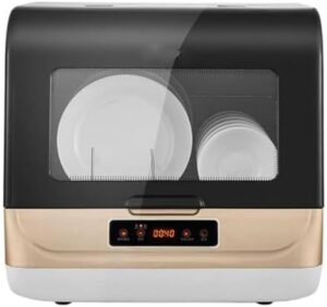 PLOTSAGE Table Top Dishwasher – Ideal for Dishes, Fruits, Vegetables, and Glasses