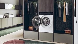 Haier HWD90-B14939 Freestanding Washer Dryer, White, 9kg Wash, 6kg Dry, 1400RPM