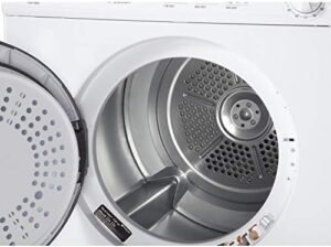 Hotpoint 4kg NV4D 01 P Vented Freestanding Dryer White in a modern kitchen setting