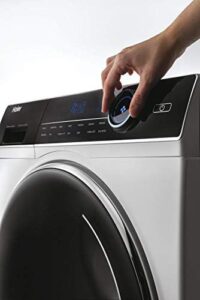 HW80-B14979 Freestanding Washing Machine, 8kg Load, 1400RPM, White - Front View  