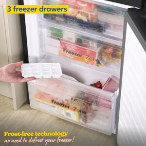 Russell Hobbs Fridge Freezer with Water Dispenser and Reversible Door