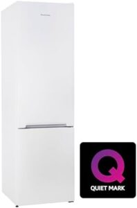 Fridge Freezer Freestanding Frost Free with Reversible Door and Adjustable Thermostat in White
