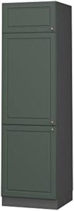 Vicco Fridge Housing Cabinet Fame-Line in Green-Gold Country House/Anthracite, 60 cm 