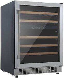 Cookology CWC605SS Freestanding Wine Cooler in Stainless Steel with Digital Temperature Control