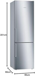 BOSCH Integrated Fridge Freezer in a modern kitchen setup