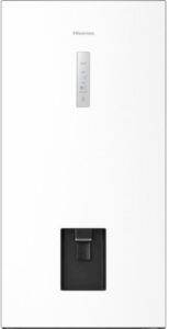 Hisense RB440N4WWF 60cm Total No Frost Fridge Freezer, Water Dispenser - White, 325 Litre